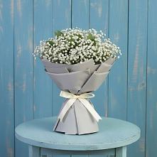 Букет цветов из:  Гипсофила в Юрты