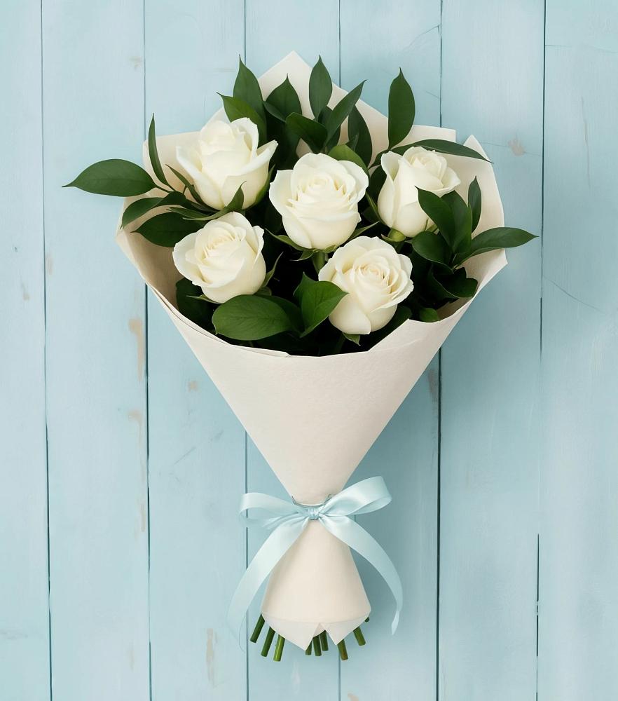 Букет цветов из: Розы в Юрты