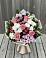 Букет цветов из: Альстромерии, Гвоздики, Розы и Хризантемы в Юрты
