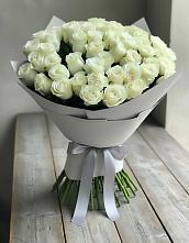 Букет 35 Белых роз в Юрты