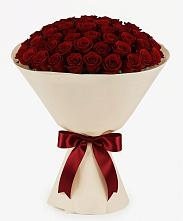 Букет 101 Бордовая роза Блэк Бакарра в Юрты