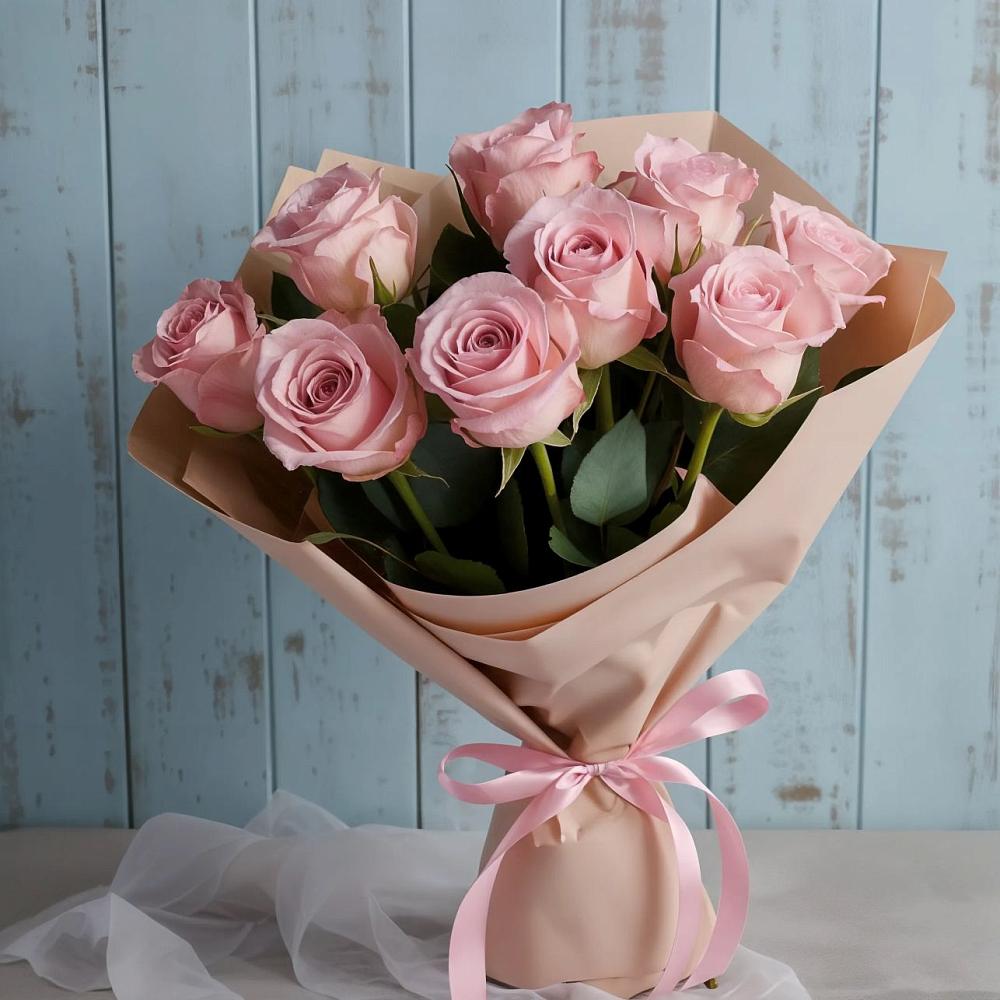 Букет цветов из: Розы в Юрты