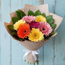 Букет цветов из:  Герберы в Юрты