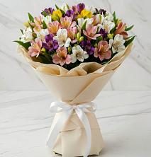 Букет цветов из:  Альстромерии в Юрты