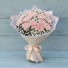 Букет цветов из:  Гвоздики в Юрты