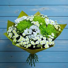 Букет цветов из:  Хризантемы #REPLACE_PRED# Юрты