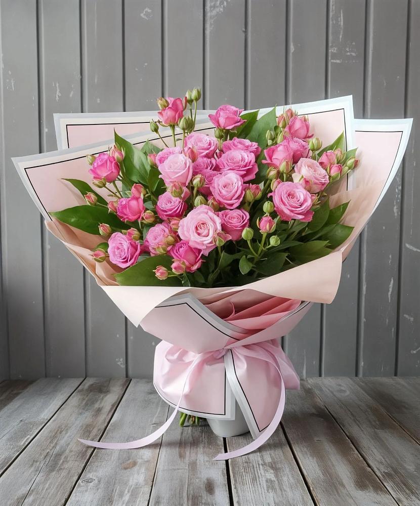 Букет Розовый кустик в Юрты
