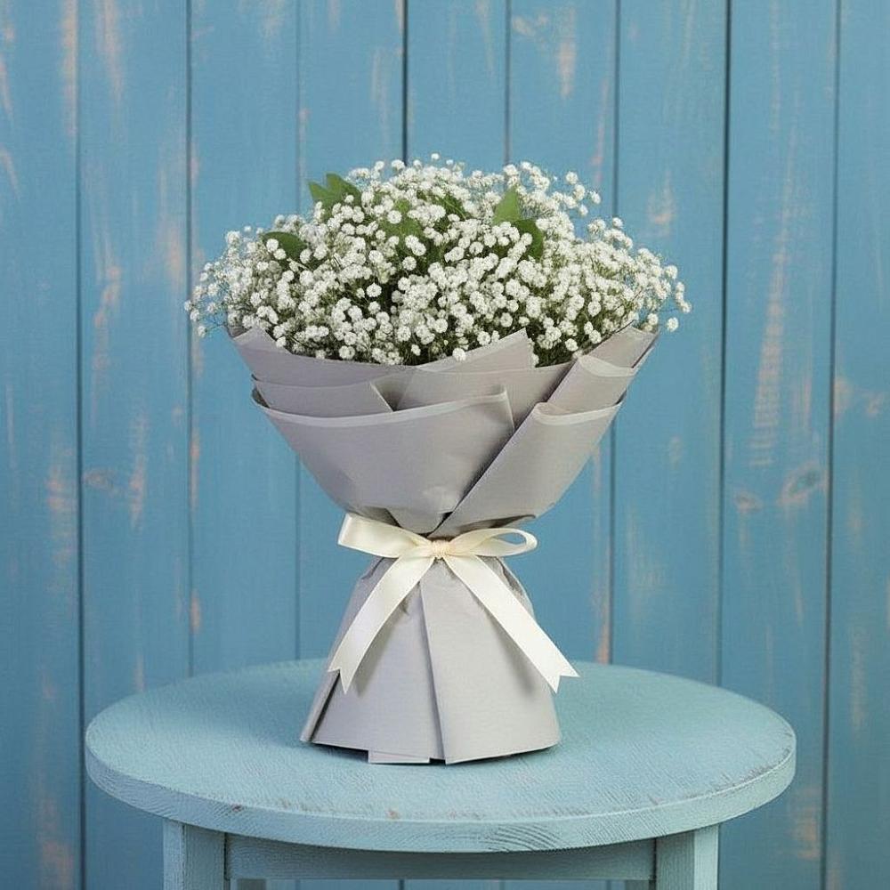 Букет цветов из: Гипсофила в Юрты