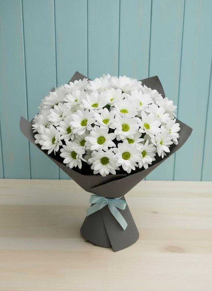 Букет цветов из: Хризантемы в Юрты