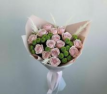 Букет цветов из:  Розы и Хризантемы в Юрты