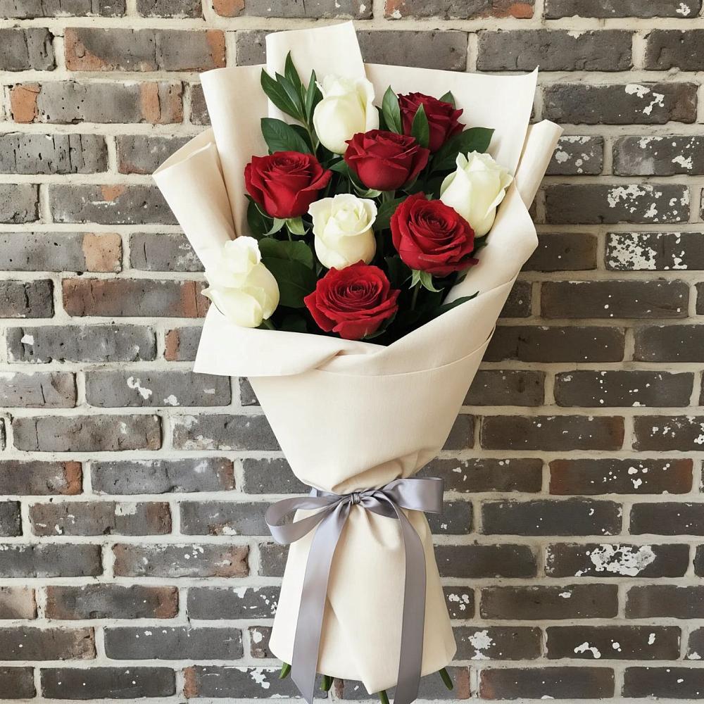 Букет цветов из: Розы в Юрты