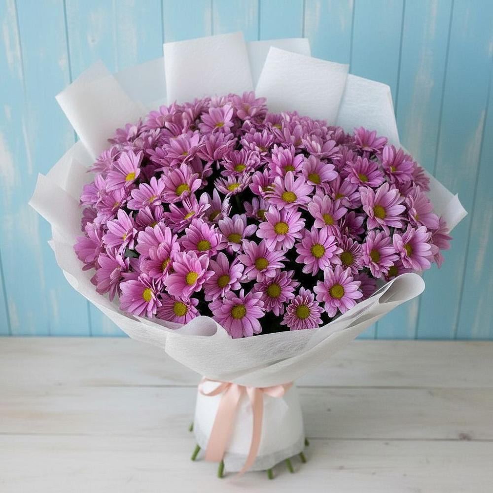 Букет цветов из: Хризантемы в Юрты