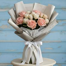 Букет цветов из:  Розы #REPLACE_PRED# Юрты