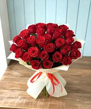 Букет 29 Красных роз в Юрты
