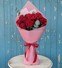 Букет цветов из:  Розы в Юрты