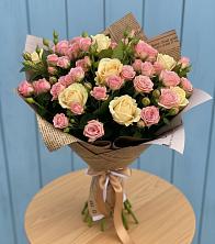 Букет цветов из:  Розы в Юрты