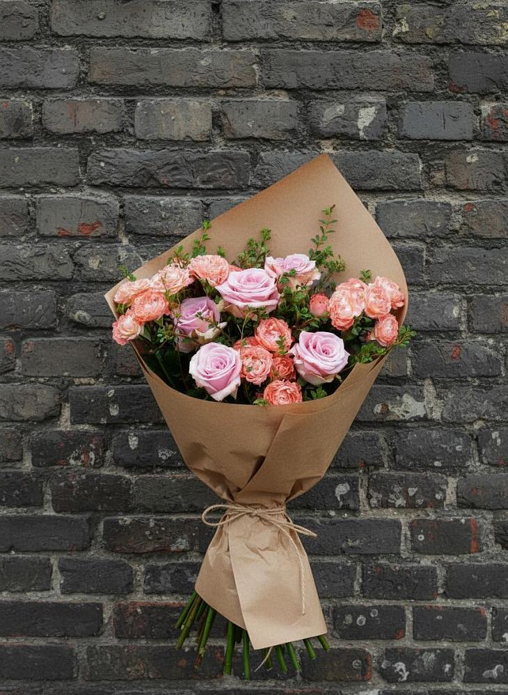 Букет цветов из: Розы в Юрты