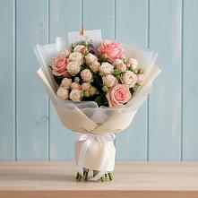 Букет цветов из:  Розы в Юрты