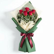 Букет цветов из:  Розы в Юрты