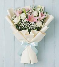 Букет цветов из:  Лилии в Юрты