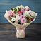 Букет цветов из: Хризантемы, Альстромерии и Розы в Юрты